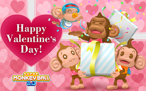 Happy Valentines Day Monkey. Happy Valentines Day from