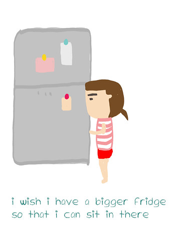 i wish i have a bigger fridge