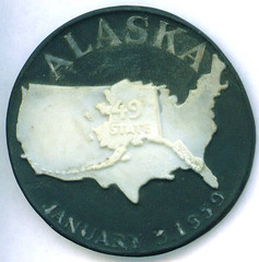 1959 Alaska Statehood medal 