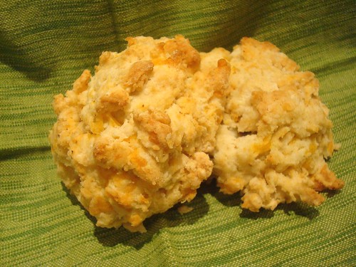 Cheddar Chile Drop Biscuits