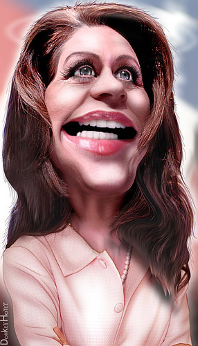 Michele Bachmann - Caricature