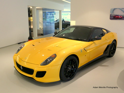 Ferrari 599 GTO. Yellow