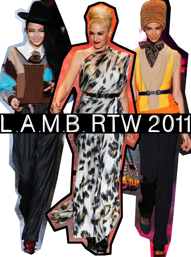 Gwen Stefani, New York Fashion Week, LAMB Fall 2011