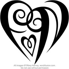 "FN" Heart Design