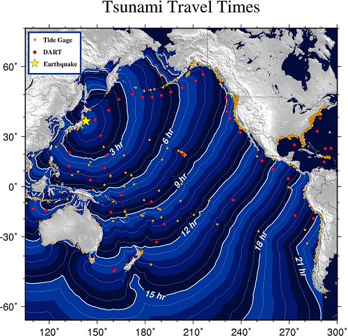 Tsunami Travel Times