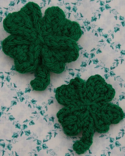 Make your own luck big luck and little luck shamrock 4 leaf clover