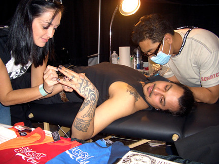 With Thailand Mike from Scratch Tattoo and 