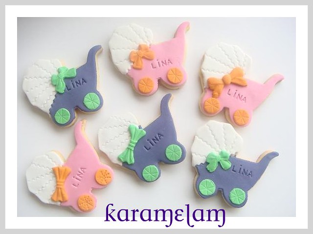 baby carriage cookies
