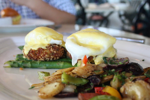 The Beach House- Maryland-style Crab Cakes Benedict