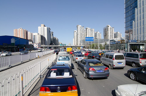 Blue Sky and Beijing Traffic