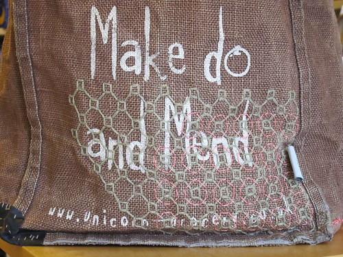 Make do and mended bag