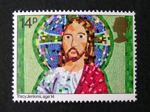 Jesus 14P stamp
