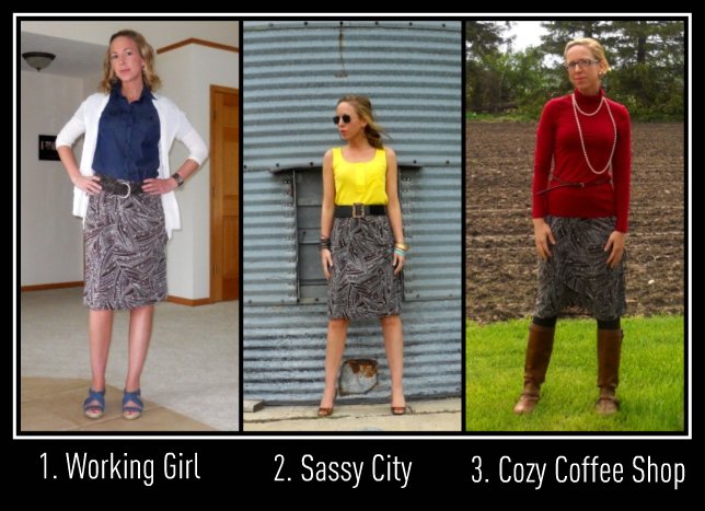 One Skirt, 3 ways
