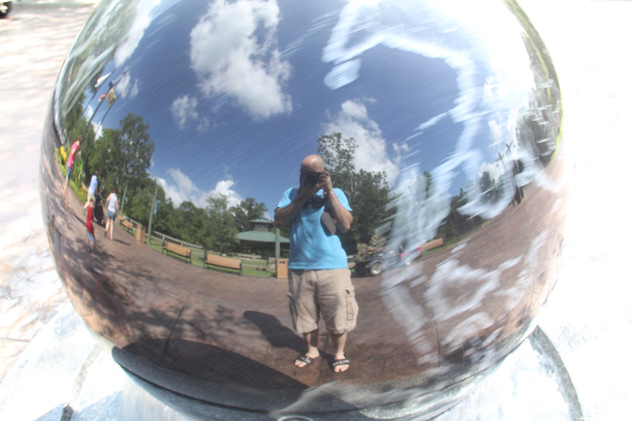 reflective globe