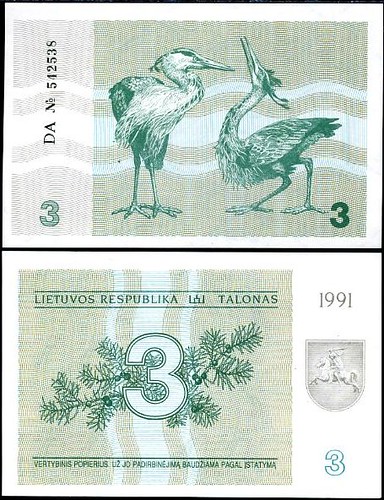 3 Talonas Litva 1991, Pick 33