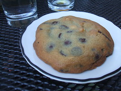 Chocolate chip and Marcona almond cookie