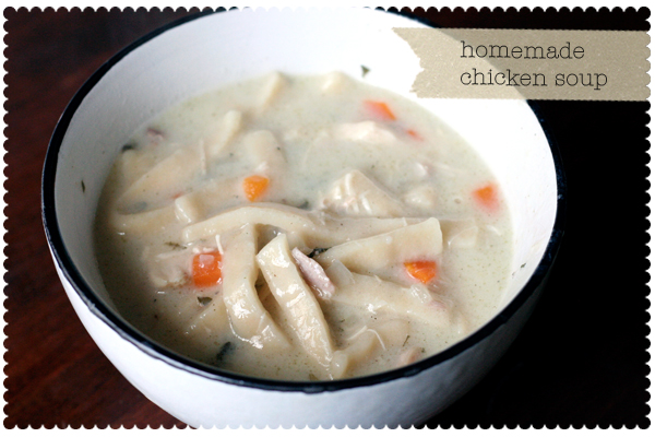 Homemade Chicken Soup with Noodles