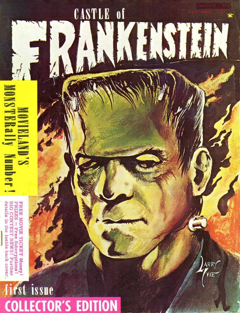 Castle Of Frankenstein, Issue 1 (1962) Cover Art by Larry Ivie