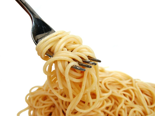 spaghetti boiled