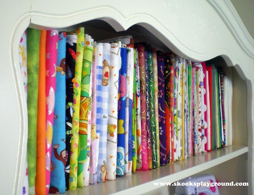 Fabric Stash - Freshly Organized!