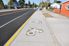 Cully Blvd cycle track-7