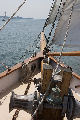 sailing in the Casco Bay, Portland, ME