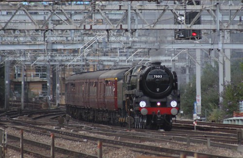 70013 Oliver Cromwell: The Norfolkman, Pudding Mill Lane July 2nd 2011