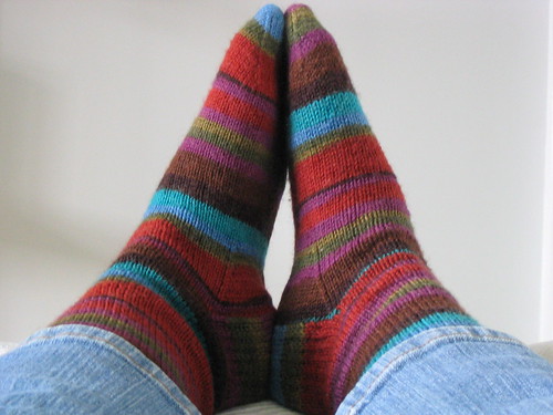 Simple Stripy Socks