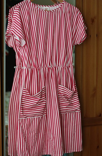 Pink Candy Stripe Vintage Dress