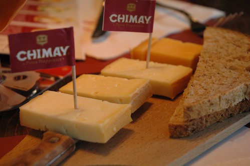 Chimay cheese sampler