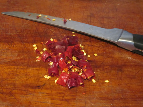 chopped chilies