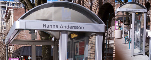 Hanna Andersson bus stop