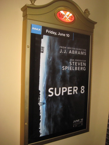 super 8 alien creature. Super 8 movie poster billboard