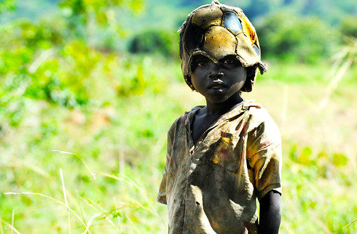 フリー写真素材|人物|子供|少年・男の子|帽子・キャップ|ウガンダ人|アフリカの子供|