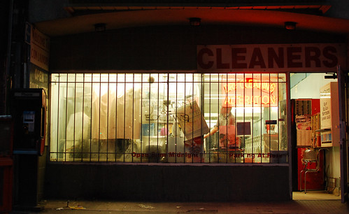 Fairbanks Village cleaners on a Wednesday night - #171/365 by PJMixer