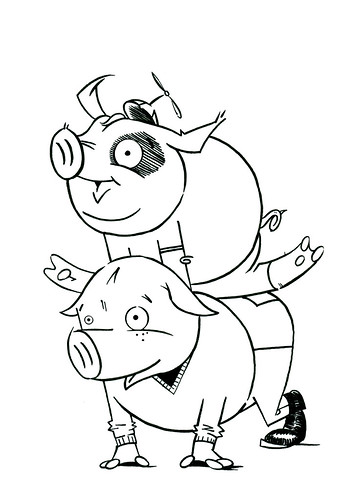 Leapfrog Pigs by Jason Dryg