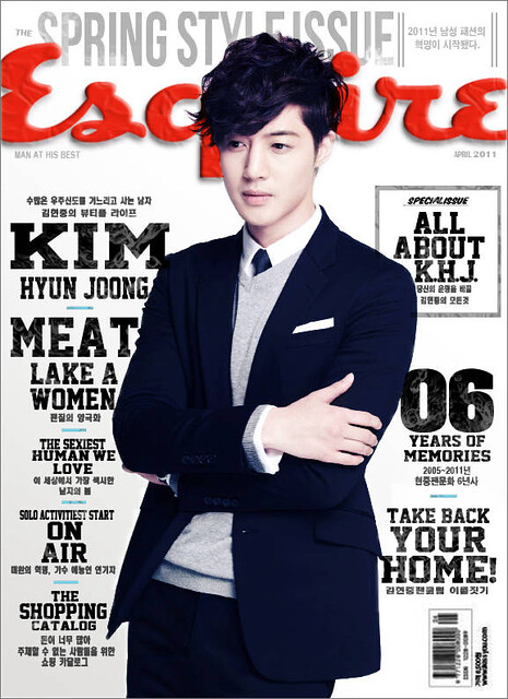 Kim Hyun Joong Esquire Magazine April 2011 (The Spring Style Issue)
