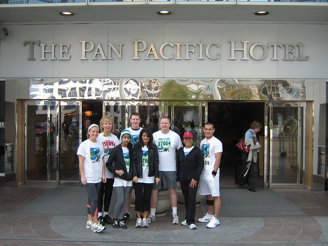 The Pan Pacific 2011 Vancouver Sun Run Team!