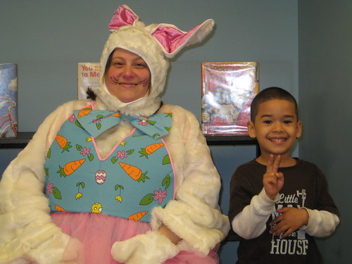 easter bunny pics 2011. Burroughs Children#39;s Easter Bunny Visit 2011