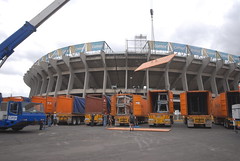 Segundo día de montaje - Estadio Azteca 09