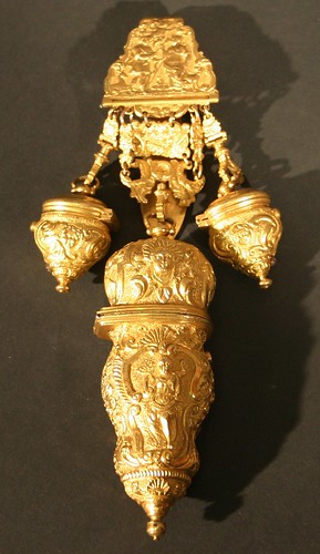 An 18th century gold chatelaine, with a romantic backstory