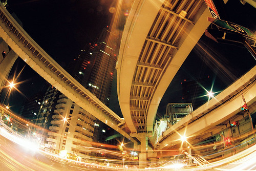 Shinjuku night crossing