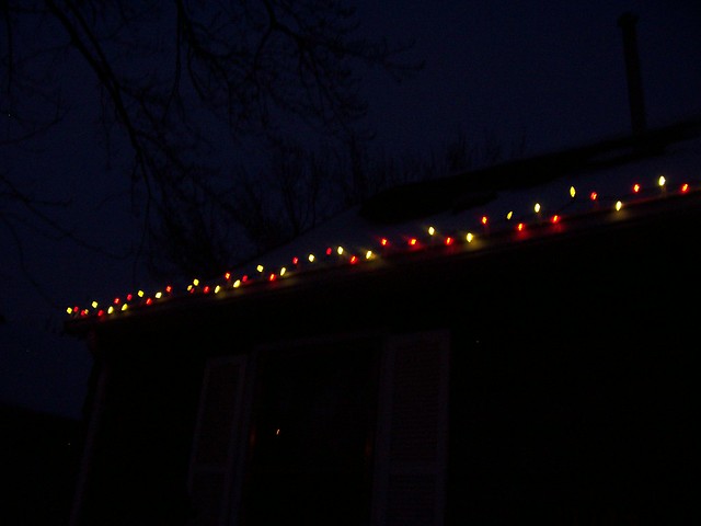 christmas lights night