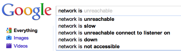 Google network is