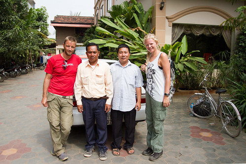 Ke Nit and our driver at Angkor