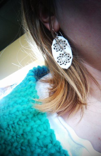 My @spiralshannon earrings (which secretly double as negativity shields)