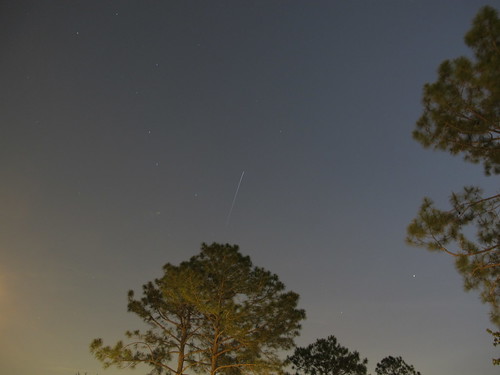 The International Space Station Passes Over Houston, Texas