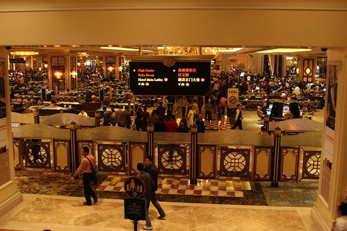 Gaming floor of The Venetian Macau casino