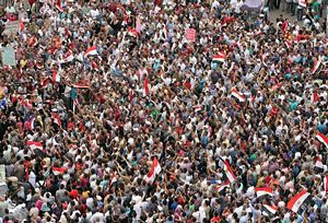 Egyptian rally in Cairo's Tahrir Square on May 27, 2011. The demonstration was called the "second revolution" calling for the removal of military rule. by Pan-African News Wire File Photos