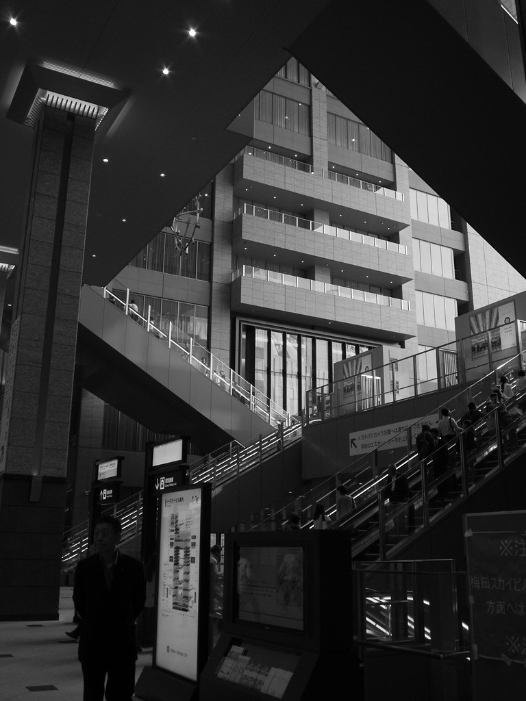 the north gate of brandnew Osaka Station